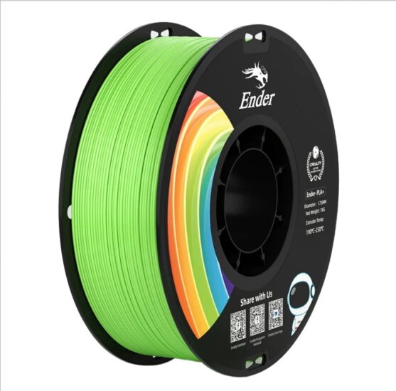 Creality 3301010313 3D Filament PLA+ 1,75mm 1kg - Zöld Creality 3301010313 3D Filament PLA+ 1,75mm 1kg - Zöld