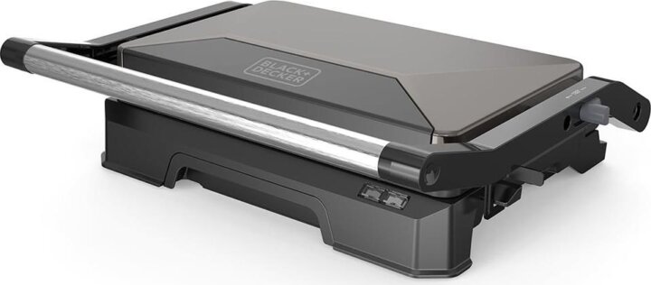 Black+Decker BXGR1001E Elektromos Asztali Grillsütő 1000 Watt - Fekete