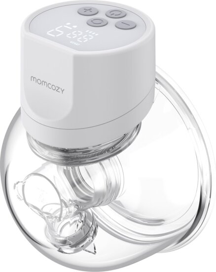 Momcozy S12 Pro Akkus Hordozható Mellszívó készülék 180ml - Fehér