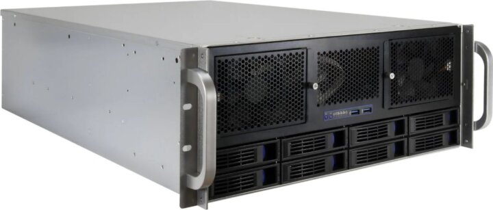 Inter-Tech 4U-4408L 4U Rack Szerver Ház (48,5 x 17,8 x 69 cm) - Fekete