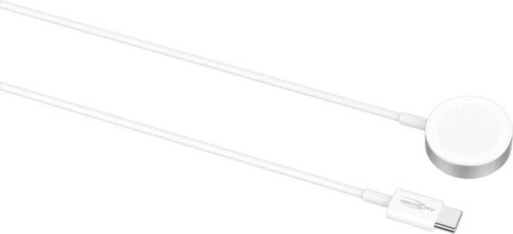 Ansmann 1700-0210 USB-C Apple Watch Mágneses Töltőkábel 1m - Fehér Ansmann 1700-0210 USB-C Apple Watch Mágneses Töltőkábel 1m - Fehér