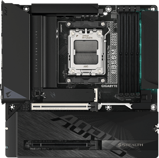 GIGABYTE B850M AORUS STEALTH DDR5 AMD AM5 mATX Alaplap