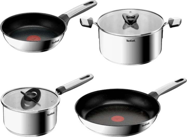 Tefal E327S655 Emotion+ Rozsdamentes Acél Edénykészlet - Inox 6 Fekete (6 részes) Tefal E327S655 Emotion+ Rozsdamentes Acél Edénykészlet - Inox 6 Fekete (6 részes)