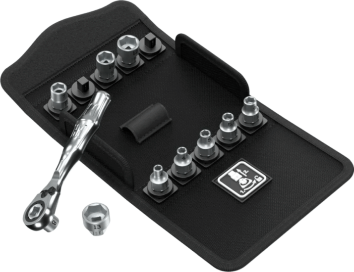 Wera Kraftform Kompakt Zyklop Mini 2 Racsnis Dugókulcs készlet (11db / csomag) Wera Kraftform Kompakt Zyklop Mini 2 Racsnis Dugókulcs készlet (11db / csomag)