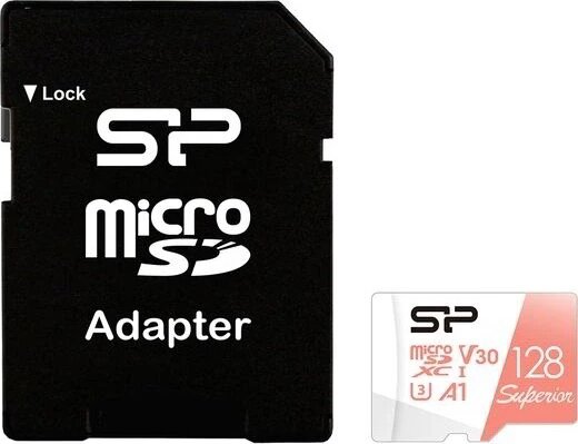 Silicon Power 128GB Superior microSDXC UHS-I CL10 U3 V30 Memóriakártya + Adapter