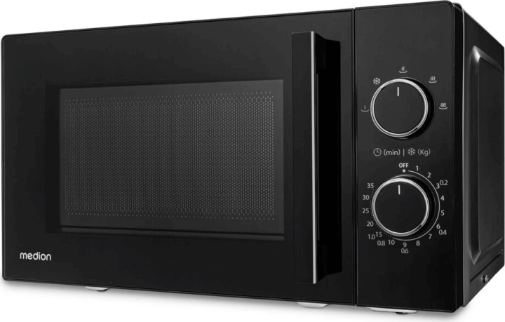 Medion MD12011 Szabadonálló Mikrohullámú sütő 20L 800W - Fekete