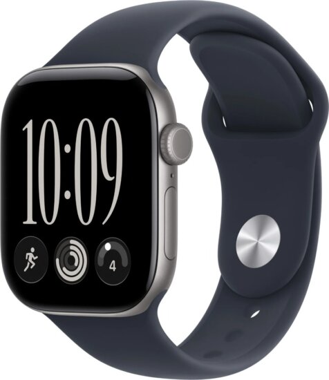 Apple Watch Series 12 Okosóra 42mm S/M Tengerészkék Sport szíjjal - Szürke Apple Watch Series 12 Okosóra 42mm S/M Tengerészkék Sport szíjjal - Szürke
