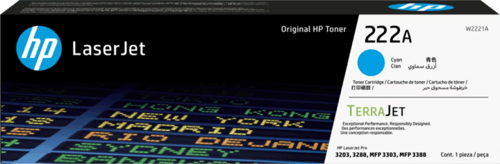 HP 222A Eredeti toner - Cián