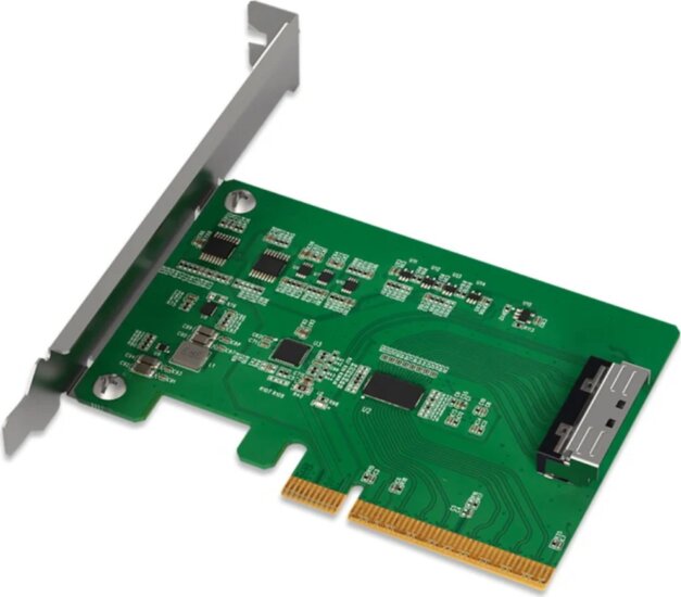 Icy Dock MB409A5 PCIe 5.0 x8 - EXLink MCIO 8i Port Bővítőkártya