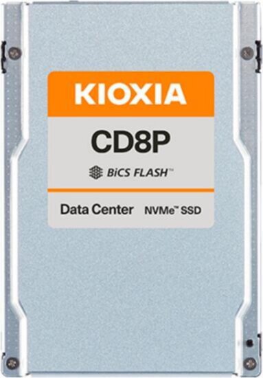 Kioxia 15.36TB CD8P-R Series 2.5" NVMe PCIe 5.0 SSD