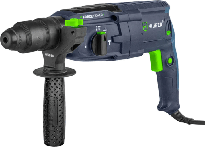 Wuber W28920 SDS-PLUS Elektromos Fúró-Vésőkalapács 2500 Watt Kofferben