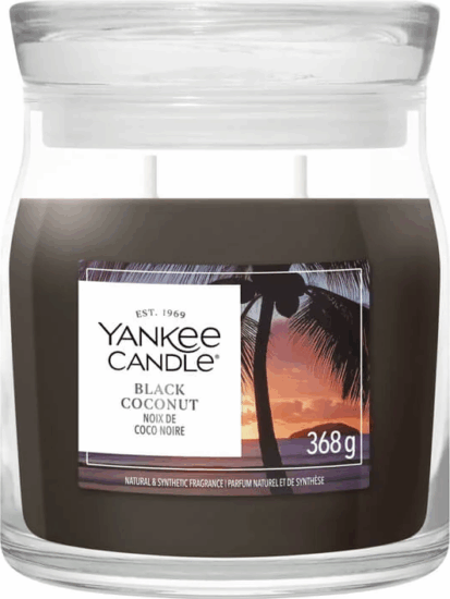 Yankee Candle Black Coconut Illatgyertya 411g - Fekete Yankee Candle Black Coconut Illatgyertya 411g - Fekete