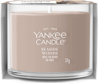 Yankee Candle Seaside Woods Illatgyertya 37g - Barna
