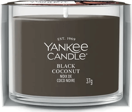 Yankee Candle Black Coconut Mini Illatgyertya 37g - Fekete Yankee Candle Black Coconut Mini Illatgyertya 37g - Fekete