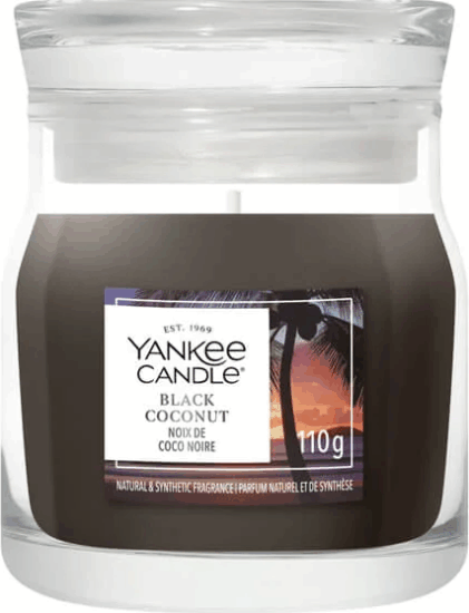Yankee Candle Black Coconut Illatgyertya 110g - Fekete Yankee Candle Black Coconut Illatgyertya 110g - Fekete