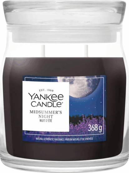 Yankee Candle Midsummer Night - Szent Iván Éjszakája Illatgyertya 368g - Fekete Yankee Candle Midsummer Night - Szent Iván Éjszakája Illatgyertya 368g - Fekete