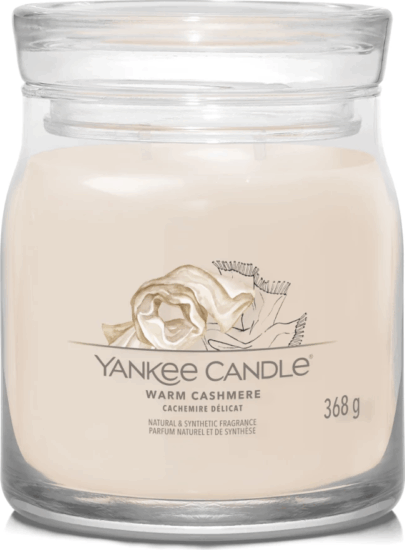 Yankee Candle Meleg Kasmír Illatgyertya 368g - Bézs