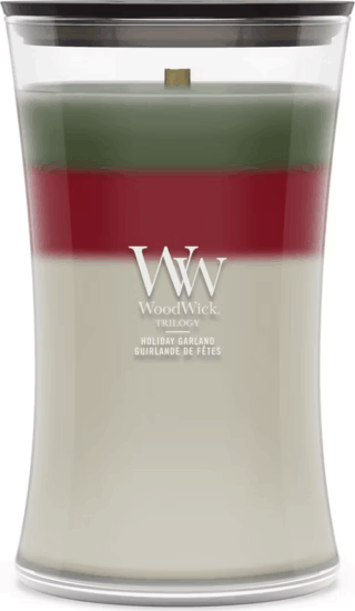 WoodWick Holiday Garland - Ünnep Füzér Illatgyertya 609g - Vegyes