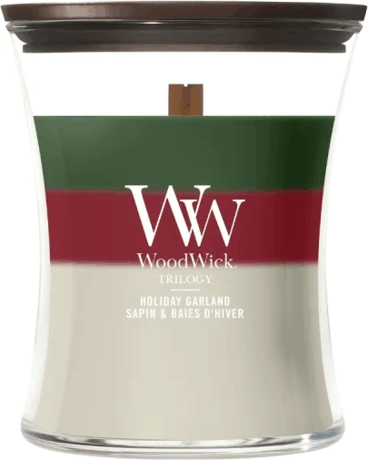 WoodWick Holiday Garland - Ünnnepi Füzér Illatgyertya 580g - Vegyes