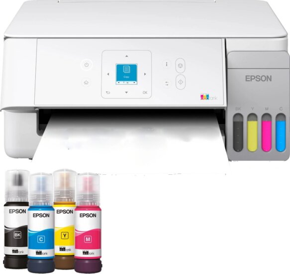Epson EcoTank ET-2926 Multifunkciós Színes Tintasugaras Nyomtató (USB / WiFi) - Fehér