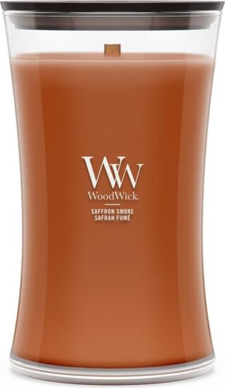 WoodWick Saffron Smoke - Sáfrányfüst Illatgyertya 609g - Barna WoodWick Saffron Smoke - Sáfrányfüst Illatgyertya 609g - Barna