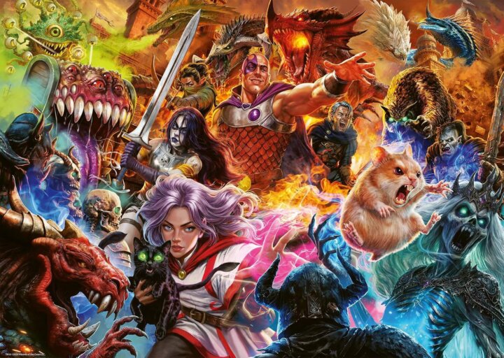 Ravensburger D&D Kritikus Összecsapások 1000 Darabos Puzzle