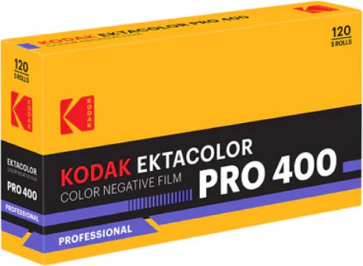 Kodak Ektacolor Pro 400 120 Színes Negatív Film (5db / csomag)
