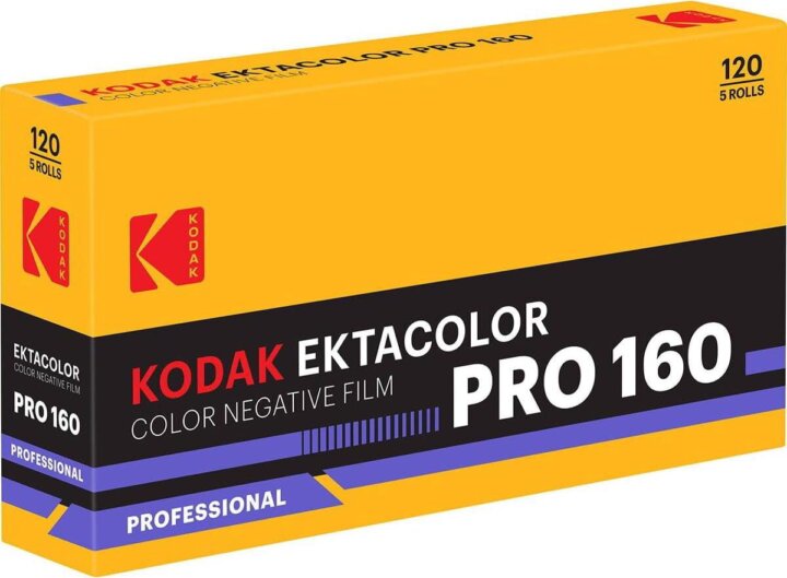 Kodak Ektacolor Pro 160 120 Színes Negatív Film (5db / csomag)