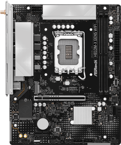ASRock H810M-X GEN5 WIFI DDR5 LGA 1851 mATX Alaplap ASRock H810M-X GEN5 WIFI DDR5 LGA 1851 mATX Alaplap