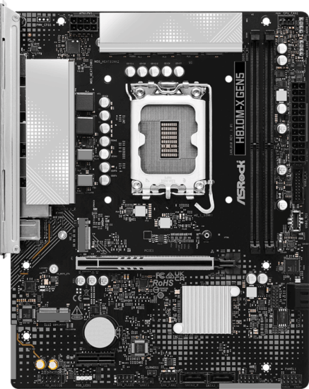 ASRock H810M-X GEN5 DDR5 LGA 1851 mATX Alaplap ASRock H810M-X GEN5 DDR5 LGA 1851 mATX Alaplap
