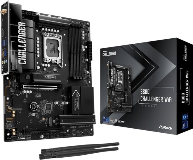 Asrock B860 CHALLENGER WIFI DDR5 LGA 1851 ATX Alaplap Asrock B860 CHALLENGER WIFI DDR5 LGA 1851 ATX Alaplap