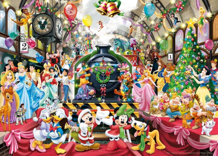 Ravensburger Disney Karácsonyi Kávézó 1000 Darabos Puzzle