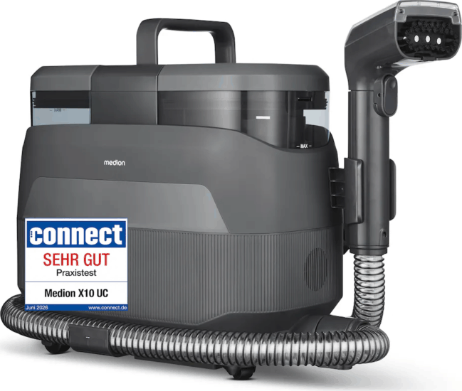 Medion MD100123 X10 UC Kárpit / Szőnyegtisztító gép 1650W - Fekete