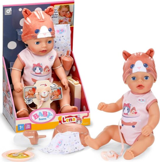 Zapf Baby Born Lena Játékbaba Macska Jelmezben 36cm Zapf Baby Born Lena Játékbaba Macska Jelmezben 36cm