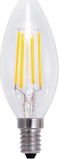 Platinet OMEGA LED FILAMENT Gyertya izzó 4W 400lm 2800K E14 - Meleg fehér Platinet OMEGA LED FILAMENT Gyertya izzó 4W 400lm 2800K E14 - Meleg fehér