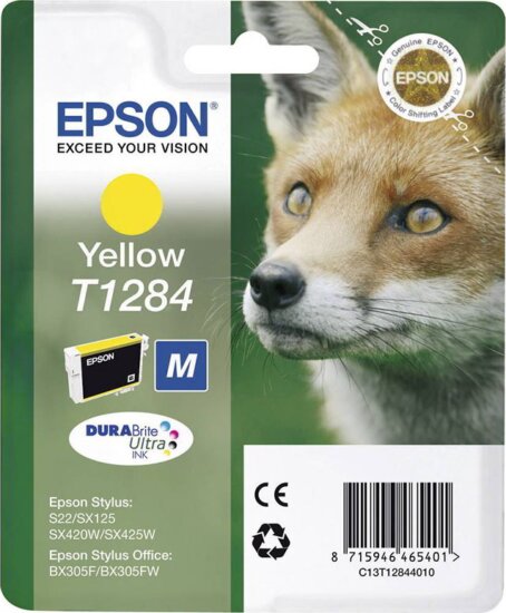 Epson T1284 Eredeti Tintapatron - Sárga Epson T1284 Eredeti Tintapatron - Sárga
