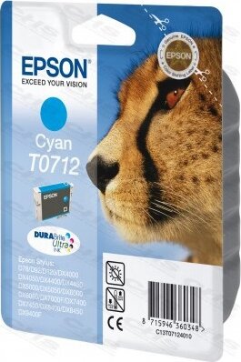 Epson T0712 Eredeti Tintapatron Cián