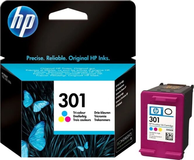 HP CH562EE (301) Eredeti Tintapatron Tri-color HP CH562EE (301) Eredeti Tintapatron Tri-color