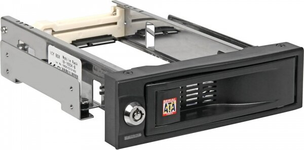 RaidSonic ICY BOX Mobile Rack IB-168SK-B, SATA, fekete