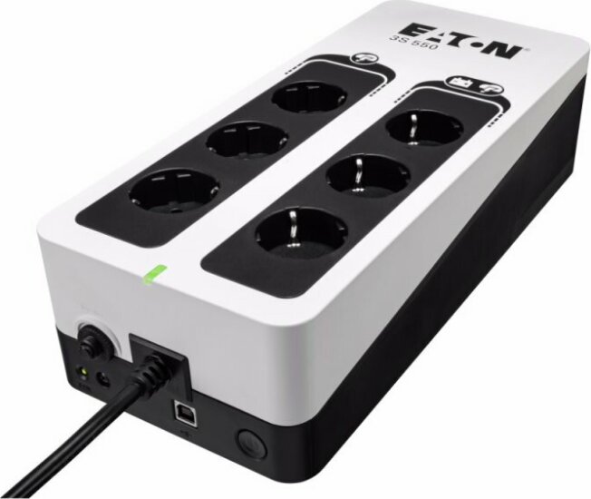 EATON 3S 550 DIN 330W fekete-fehér szünetmentes tápegység