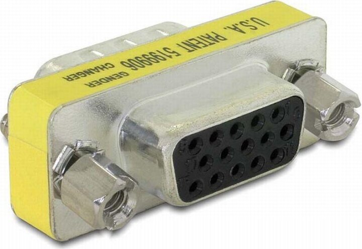DeLOCK 65001 VGA toldó Adapter ( D-Sub anya -> D-Sub anya ) DeLOCK 65001 VGA toldó Adapter ( D-Sub anya -> D-Sub anya )