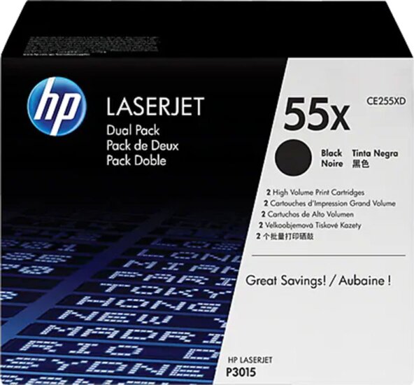 HP CE255XD Eredeti Toner Fekete (2db) HP CE255XD Eredeti Toner Fekete (2db)