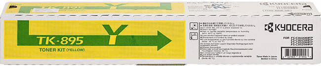 Kyocera TK-895 Eredeti Toner Sárga