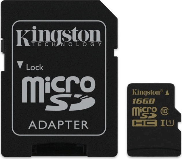 Kingston 16GB microSDHC UHS-I Class 10