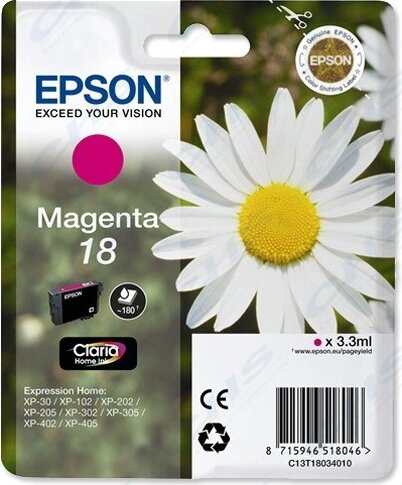 Epson T1803 Eredeti Tintapatron Magenta