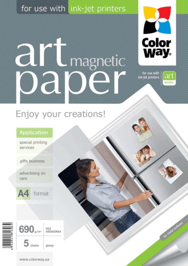 ColorWay PGA690005MA4 A4 Mágneses Fotópapír (5 lap/csomag)