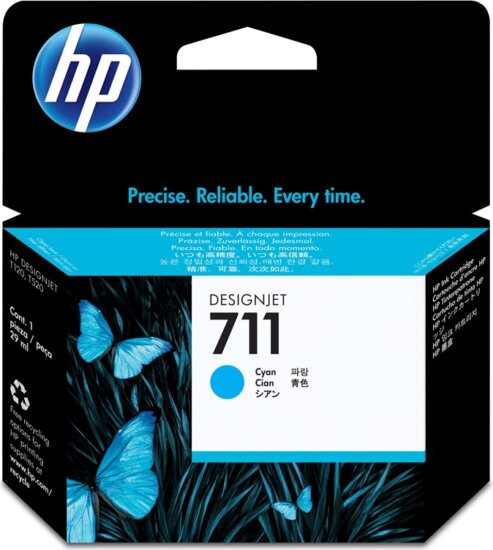 HP 711 29 ml ciánkék tintapatron