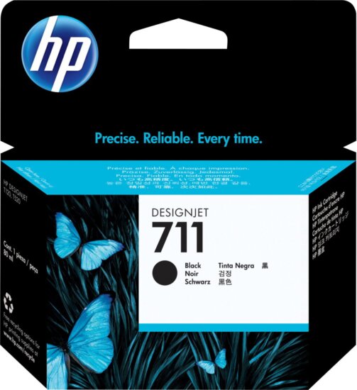 HP 711 80 ml fekete tintapatron