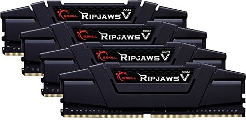 G.Skill 64GB /3200 RipjawsV Black DDR4 RAM KIT (4x16GB)