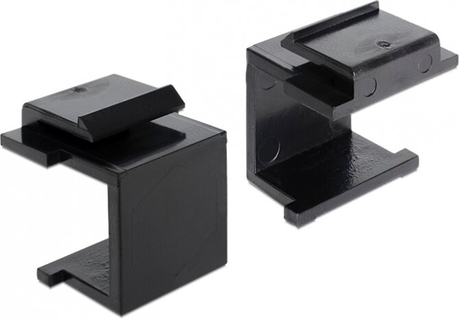 Delock 86321 Keystone fedél - Fekete